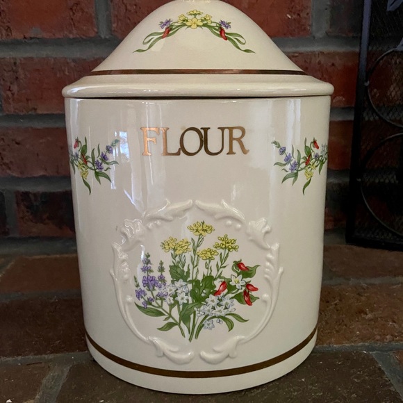 Lenox Dining Vintage Lenox 993s Spice Garden Flour Canister Poshmark